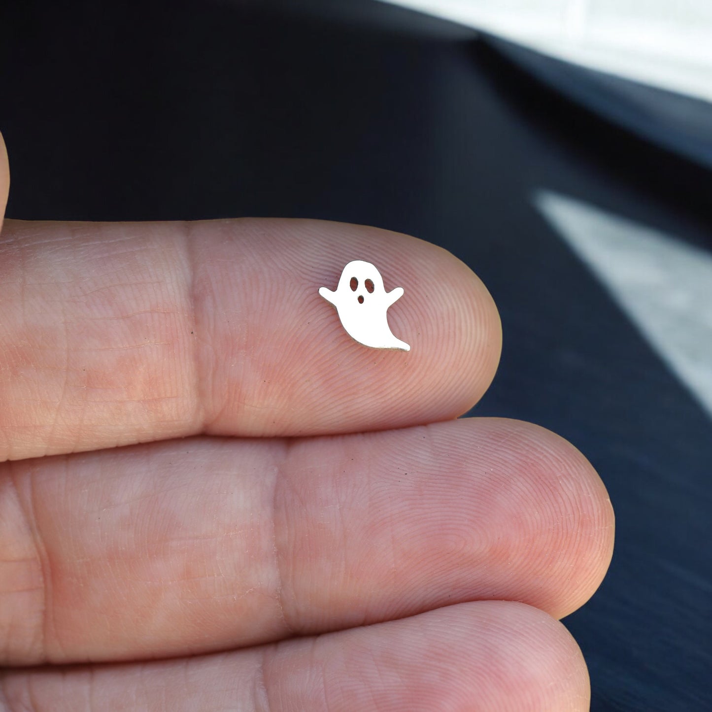 Ghost Charm Embellishments for Soldering or Jewelry Making