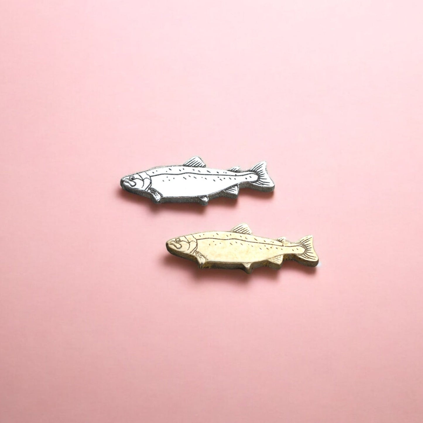 SAMPLE SALE Salmon Fish Charm