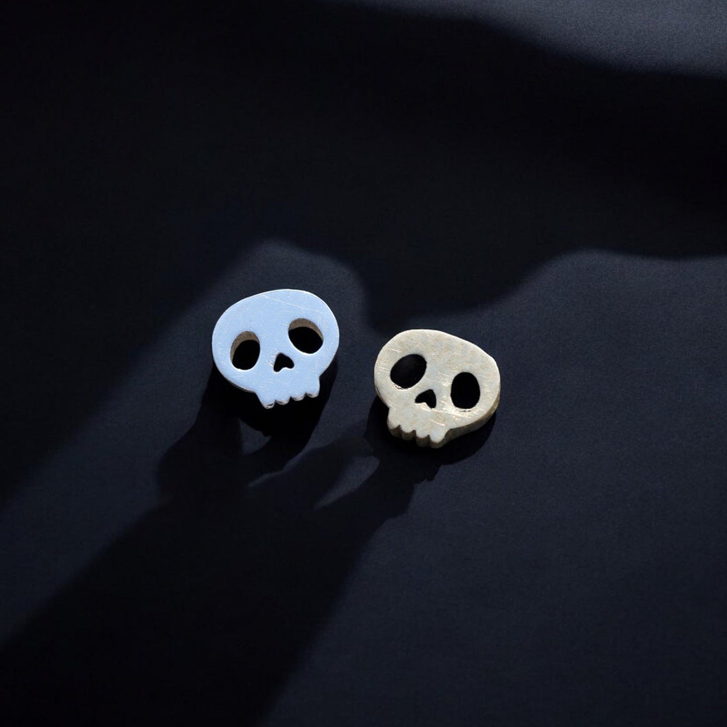 Skull Charm Embellishments for Soldering or Jewelry Making